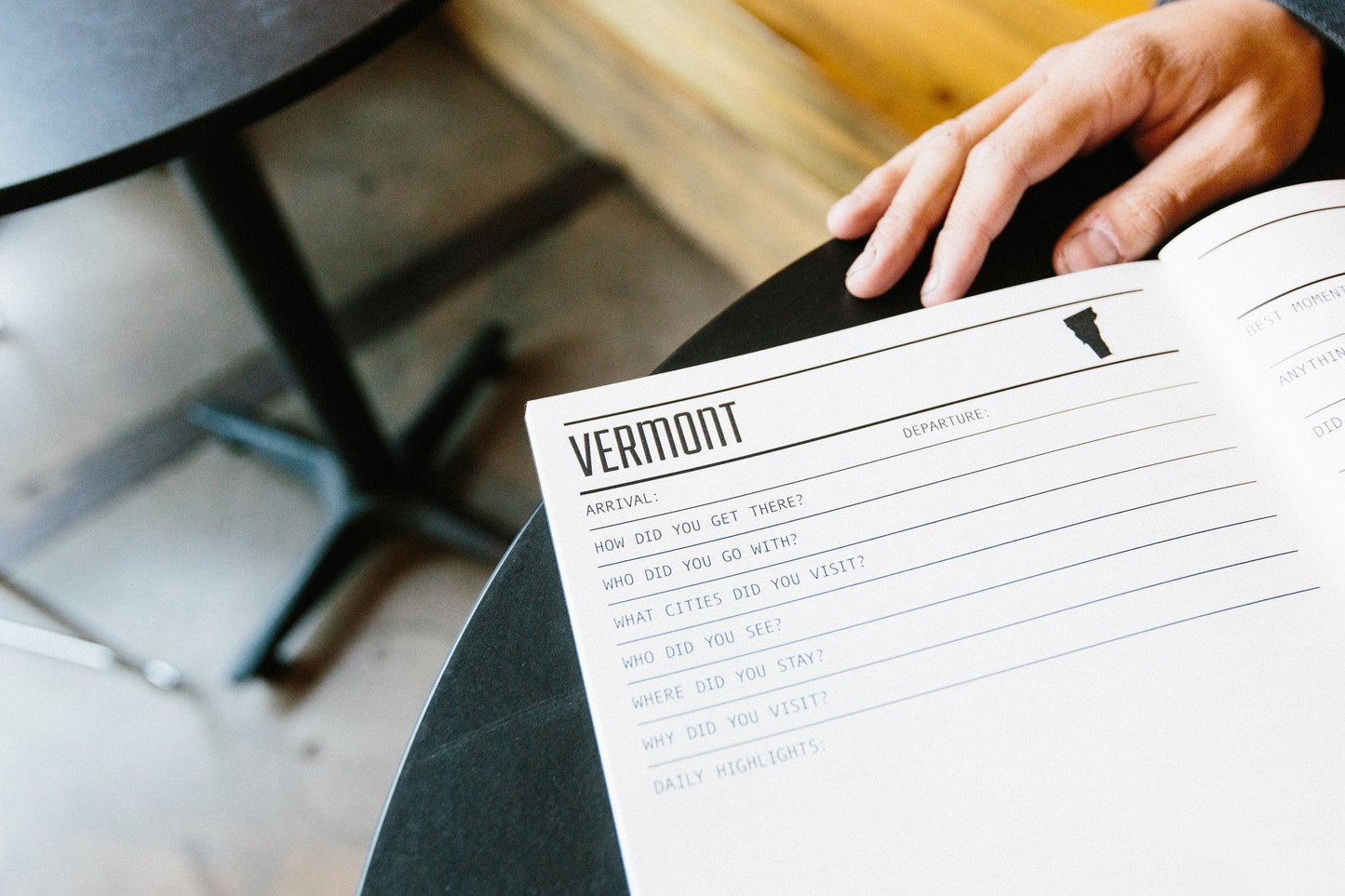 50 States Traveled Journal