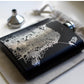 Grand Teton National Park Engraved Topographic Map Hip Flask