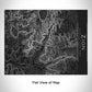 Zion National Park Engraved Topographic Map Bottle with Bamboo Top in