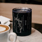 Zion National Park Engraved Topographic Map Insulated Cup